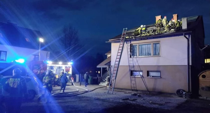 Pożar w Milówce 