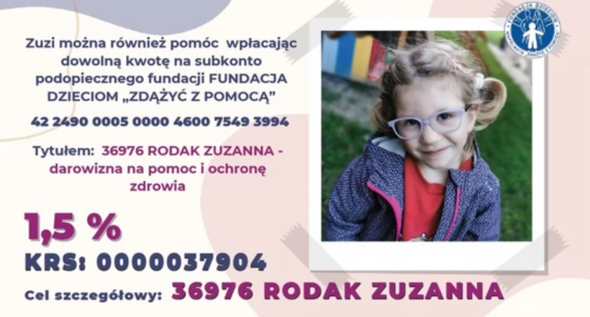 Pomóżmy Zuzance