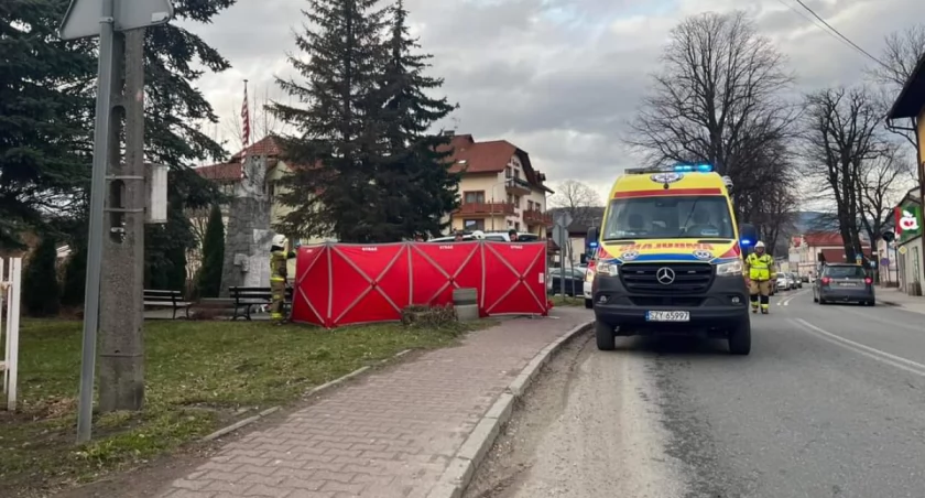 OSP Milówka wyjazd do pomocy ZRM