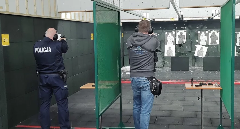 Szkolenie strzeleckie Żywieckich policjantów 