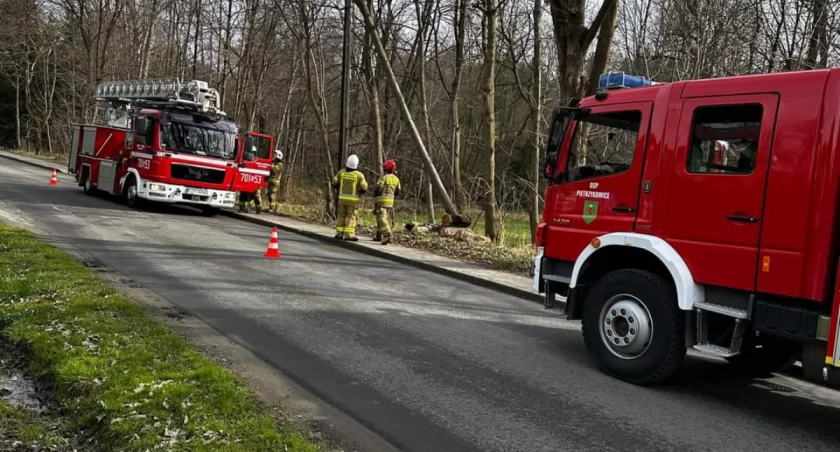 OSP Pietrzykowice wyjazd alarmowy