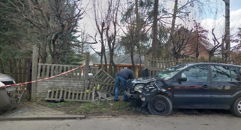 Wypadek na ulicy Klonowej w Żywcu 