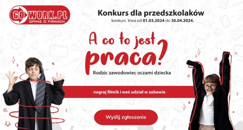 GoWork organizuje konkurs przedszkolaków - zapraszamy!