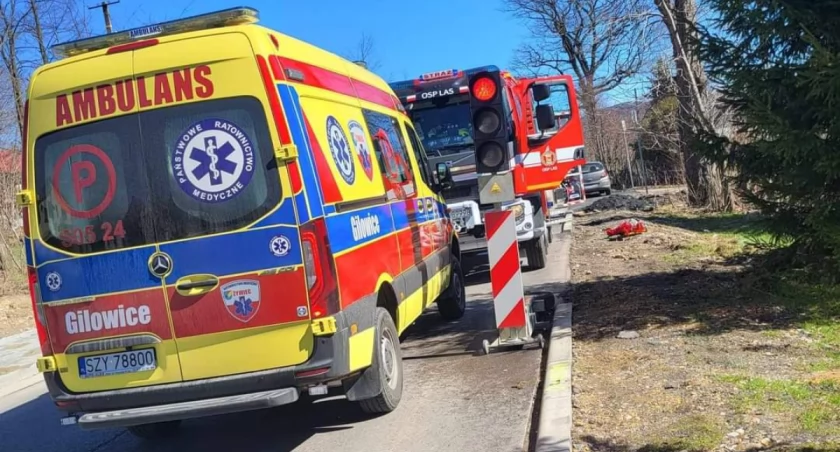 Wyjazd OSP Las do izolowanego zdarzenia medycznego. Niestety pomoc przybyła za późno