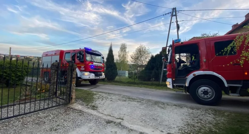 Zadymienie w Pietrzykowicach 