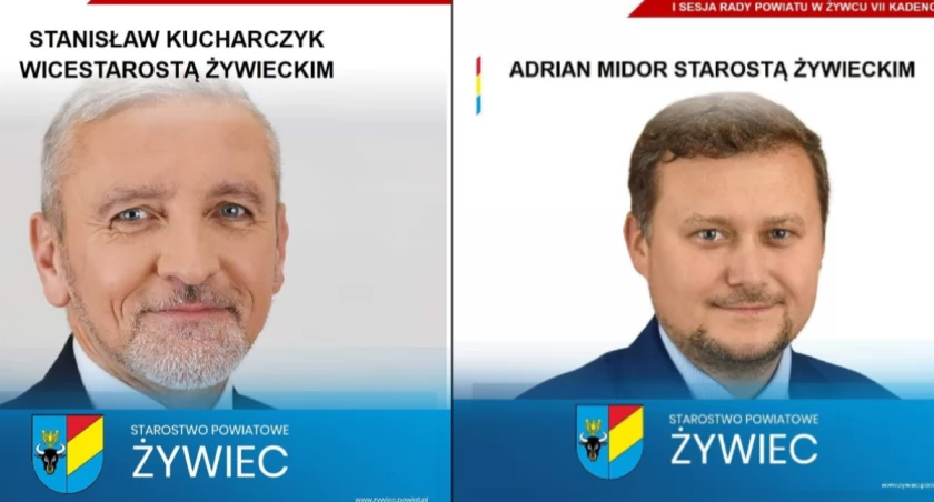 Stanisław Kucharczyk wicestarostą, Adrian Midor starostą