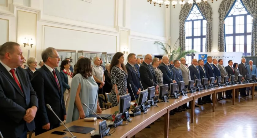 Pierwsze posiedzenie nowej Rady Miejskiej Miasta Żywiec 
