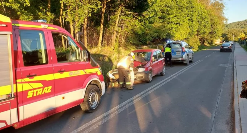 Wypadek z udziałem nietrzeźwego kierowcy 