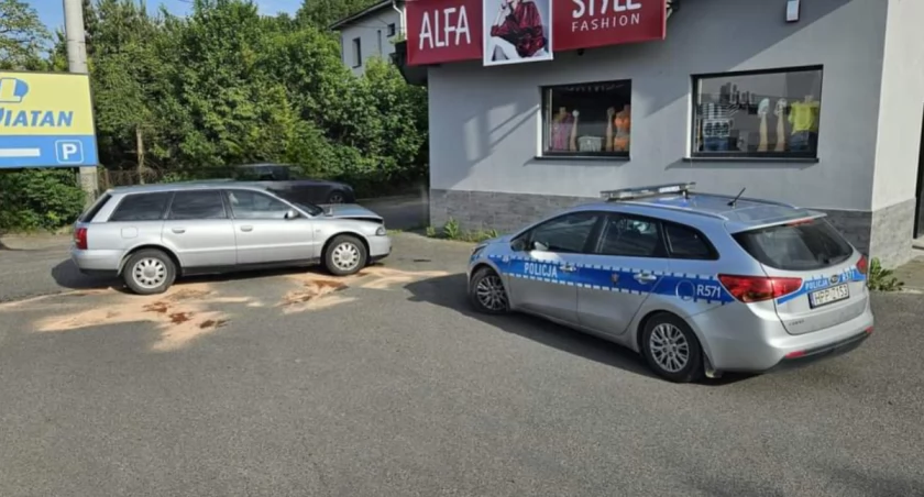 Wypadek w Pewli Małej na ul. Żywieckiej 