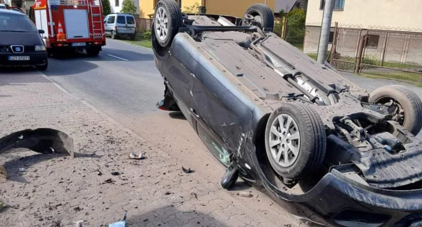 Groźnie wyglądający wypadek w Milówce