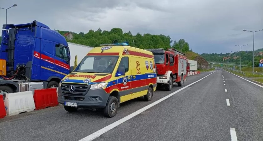 OSP Zwardoń w akcji