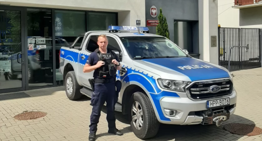 Policjant przed służbą ujął nietrzeźwego 