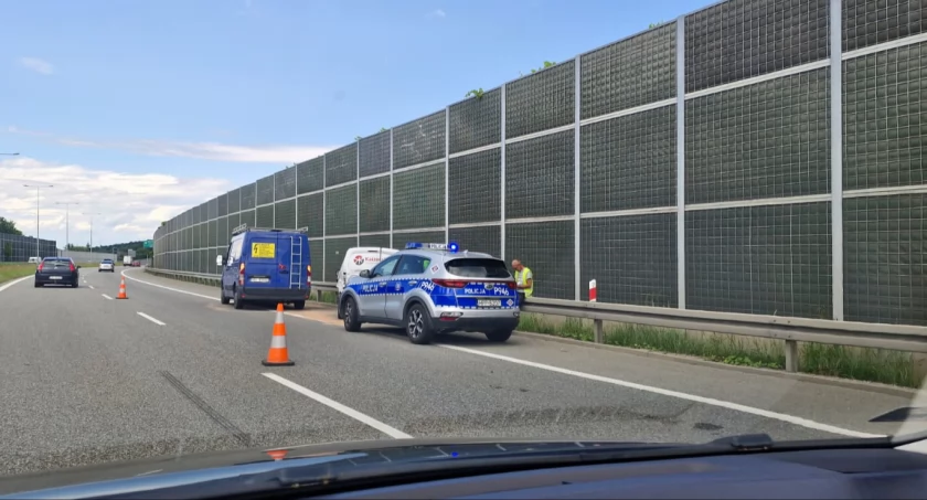 Wypadek na S1: Utrudnienia w ruchu w kierunku Bielska-Białej