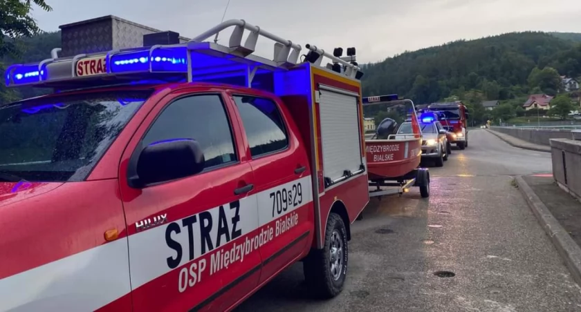 Akcja ratunkowa w Międzybrodziu Bialskim: szybka interwencja służb