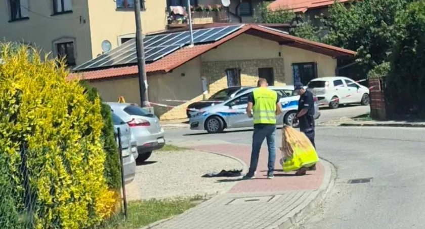 Aktualuzacja. Akcja jak z filmu na ulicach Gilowic. Padły strzały