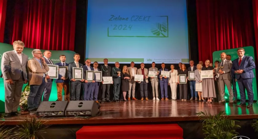 Bartłomiej Kubaczek wyróżniony na gali „Zielonych Czeków 2024” w Katowicach