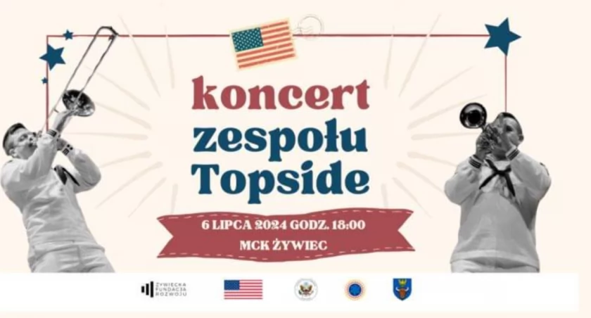 Koncert Topside - Orkiestry Sił Marynarki Wojennej USA w Żywcu już jutro!