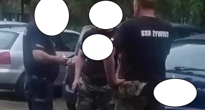 Kontrola wód przez Strażników SSR Żywiec zakończona mandatem karnym