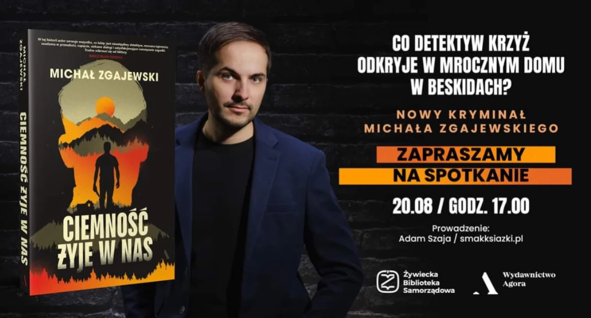Ciemność żyje w nas - nowy kryminał Michała Zgajewskiego już dostępny!