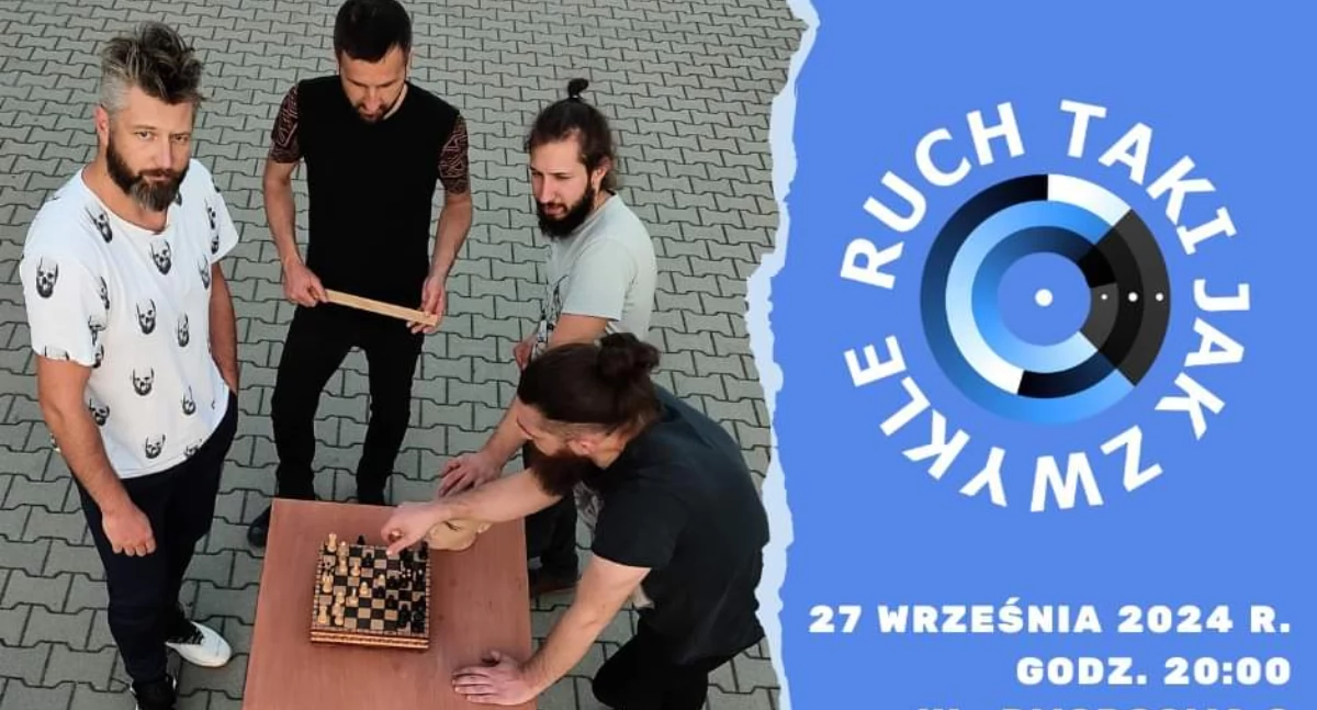 Ruch Taki Jak Zwykle zagra w Przystanku Zabłocie – 27 września 2024!
