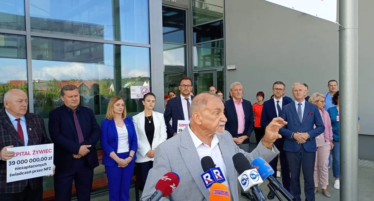 Zamknięcie kluczowych oddziałów w szpitalu w Żywcu budzi niepokój wśród mieszkańców