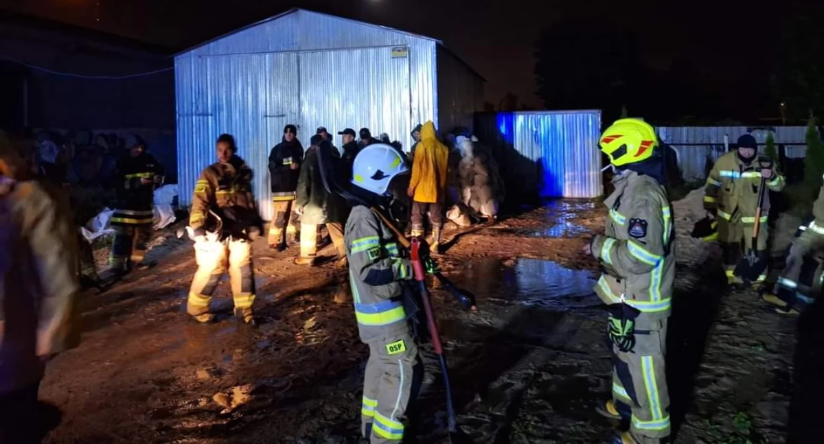 Akcja workowania na ulicy Za Wodą w Żywcu