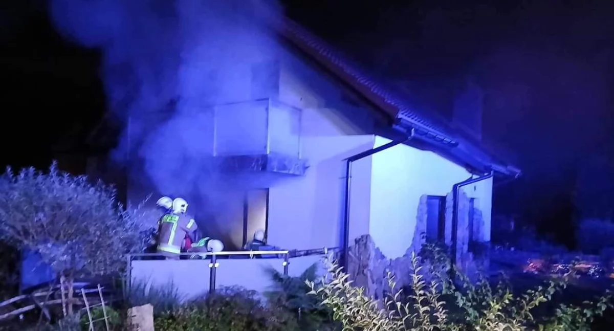 Pożar budynku mieszkalnego w Milówce – szybka interwencja strażaków