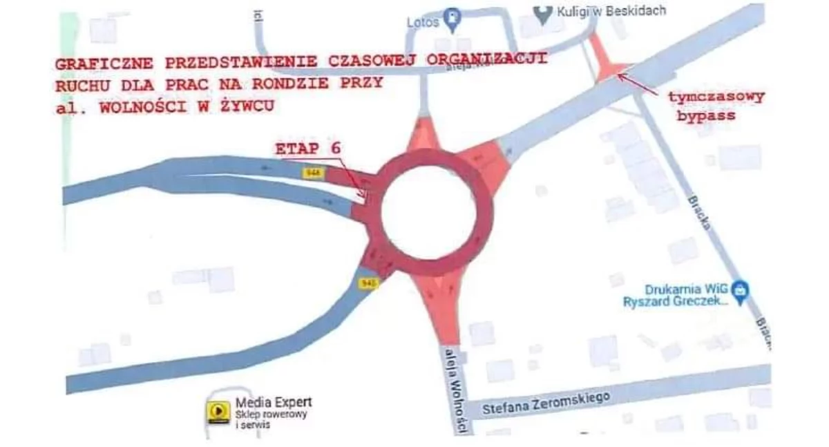 Zmiana organizacji ruchu na drodze wojewódzkiej nr 946 – zamknięcie mostu na Sole
