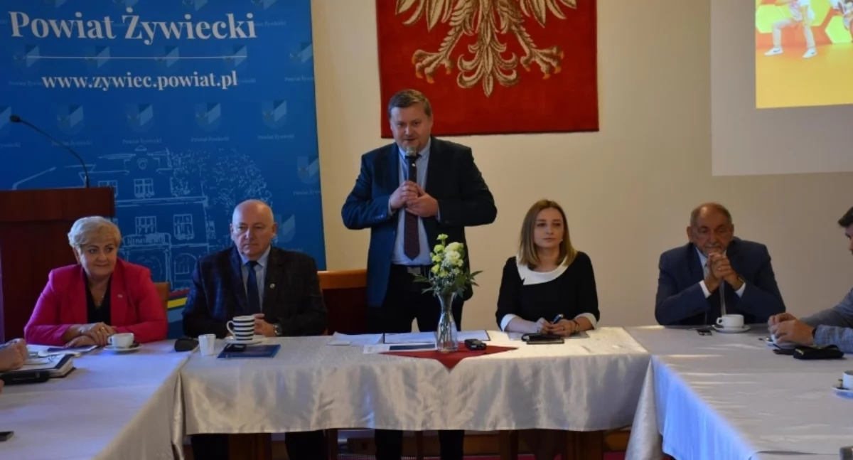 Konwent Burmistrza i Wójtów Powiatu Żywieckiego w Starostwie Powiatowym w Żywcu