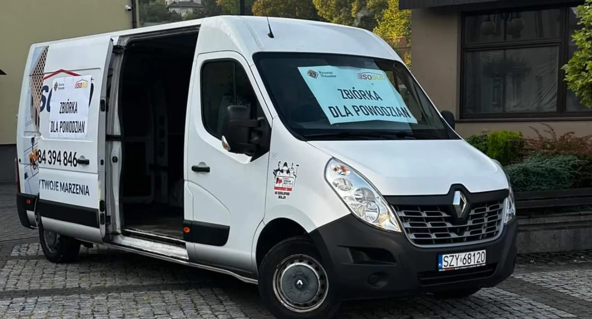Pomoc dla poszkodowanych w powodzi – zbiórka darów organizowana przez Rycerzy Kolumba i firmę SOBUD