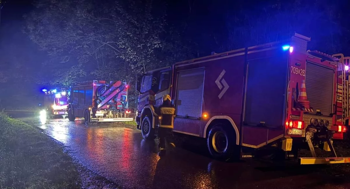 Wyciek gazu w Międzybrodziu Bialskim – szybka interwencja służb