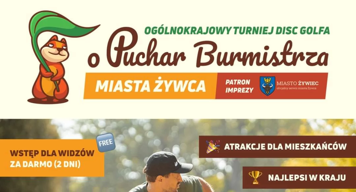 Ogólnokrajowy Turniej Disc Golfa o Puchar Burmistrza Żywca