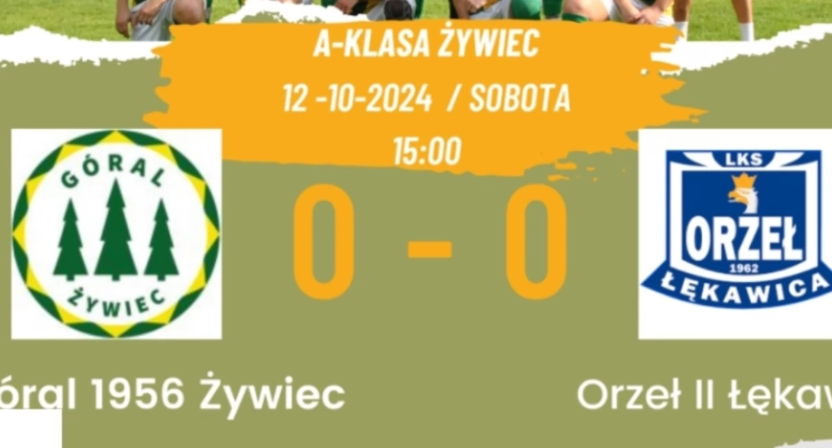 Bezbramkowy remis w emocjonującym meczu Górala 1956 z Orłem II Łękawica