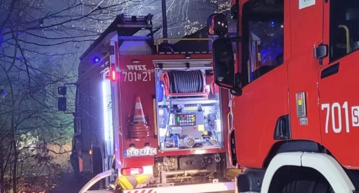 Tragiczny pożar domku letniskowego w Zarzeczu: zginęła jedna osoba