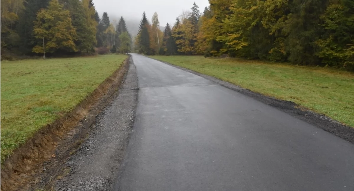 Zakończenie remontu drogi powiatowej nr 1438S w Milówce