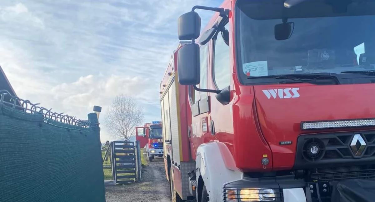Pożar budynku mieszkalnego w Pietrzykowicach – sprawna akcja strażaków
