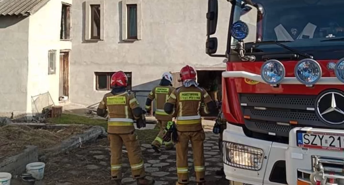 Pożar sadzy w przewodzie kominowym w Łękawicy szybko opanowany