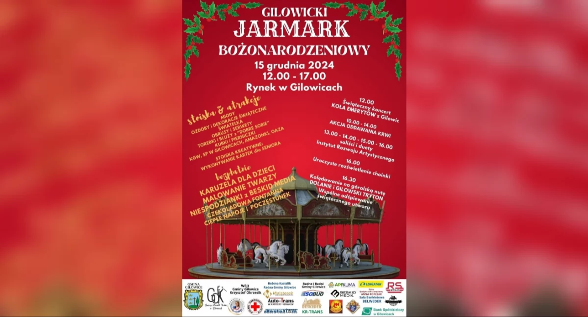 Świąteczny Jarmark w Gilowicach – magia świąt na rynku!