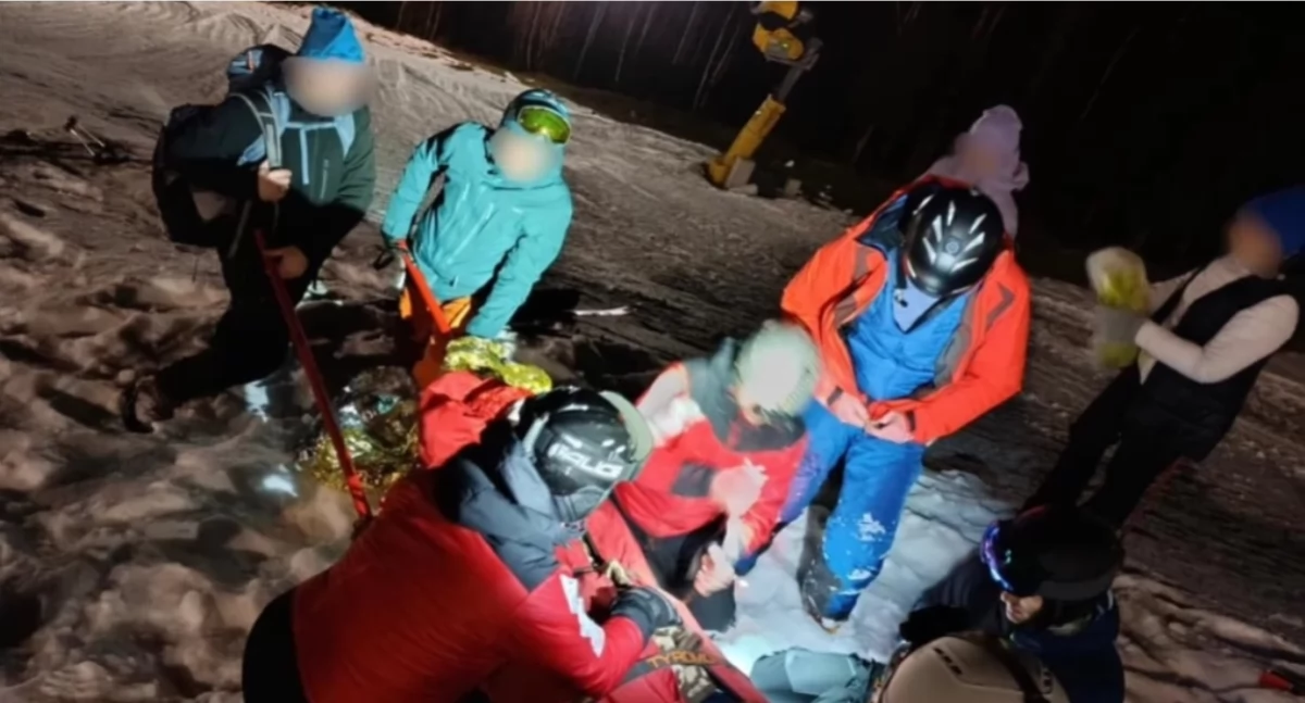 Siedem interwencji GOPR w sylwestrową noc: poważny wypadek na Mosornym Groniu
