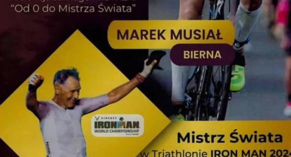 Spotkanie z Mistrzem Świata w Triathlonie Iron Man 2024