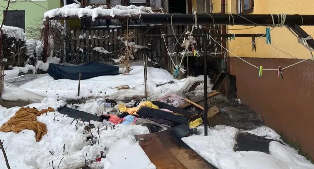 Pożar budynku mieszkalnego w miejscowości Cisiec