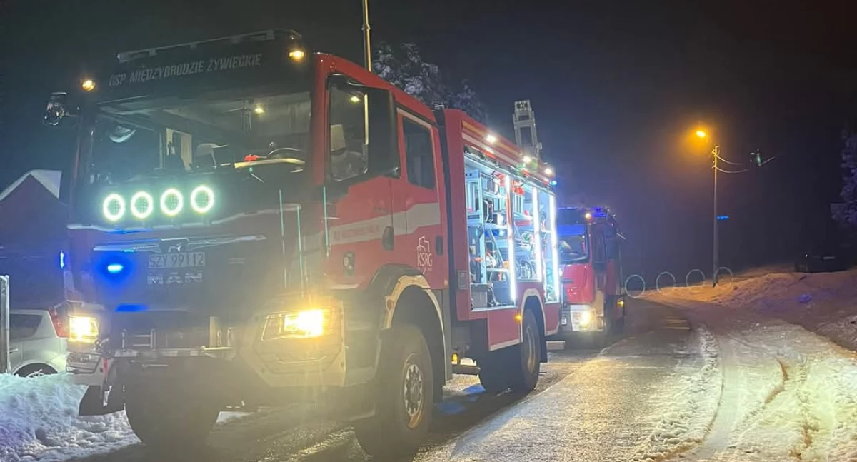 Pożar przewodu kominowego na ulicy Górskiej