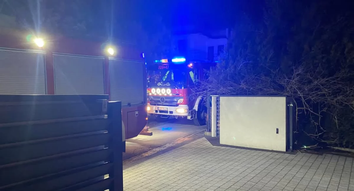Alarm w Pietrzykowicach – czujnik gazu postawił służby na nogi