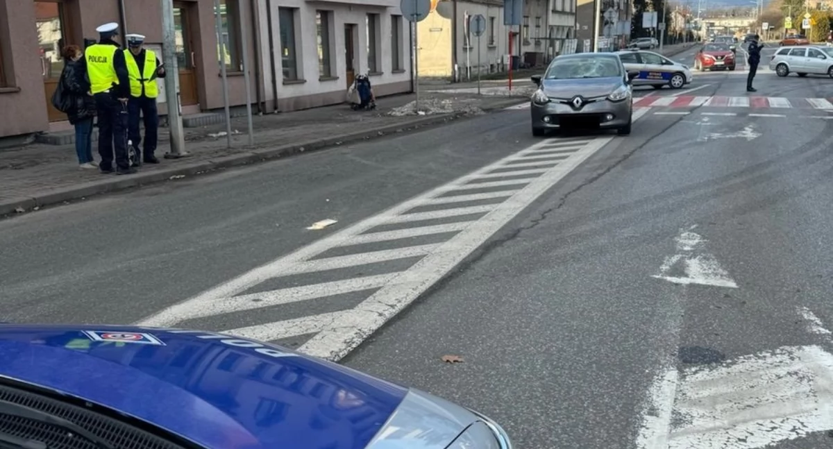 Dwa groźne potrącenia na przejściach dla pieszych w powiecie żywieckim