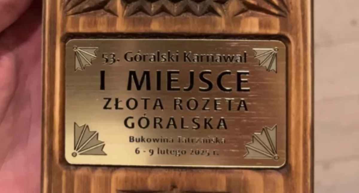 Przebierańcy spod Klimowej Grapy zdobywają Złotą Rozetę na Karnawale Góralskim!