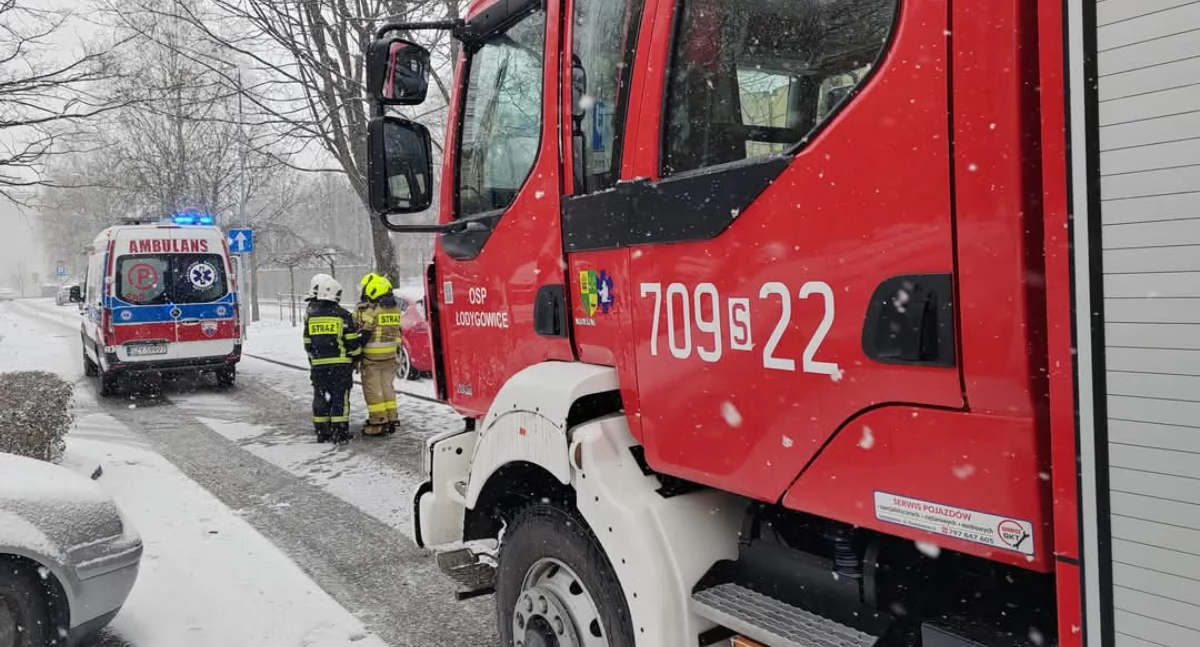 Zderzenie dwóch pojazdów w Żywcu – jedna osoba poszkodowana