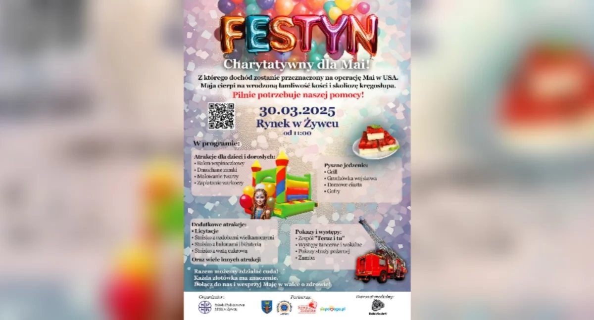 Festyn Charytatywny dla Mai – Pomóżmy Razem!
