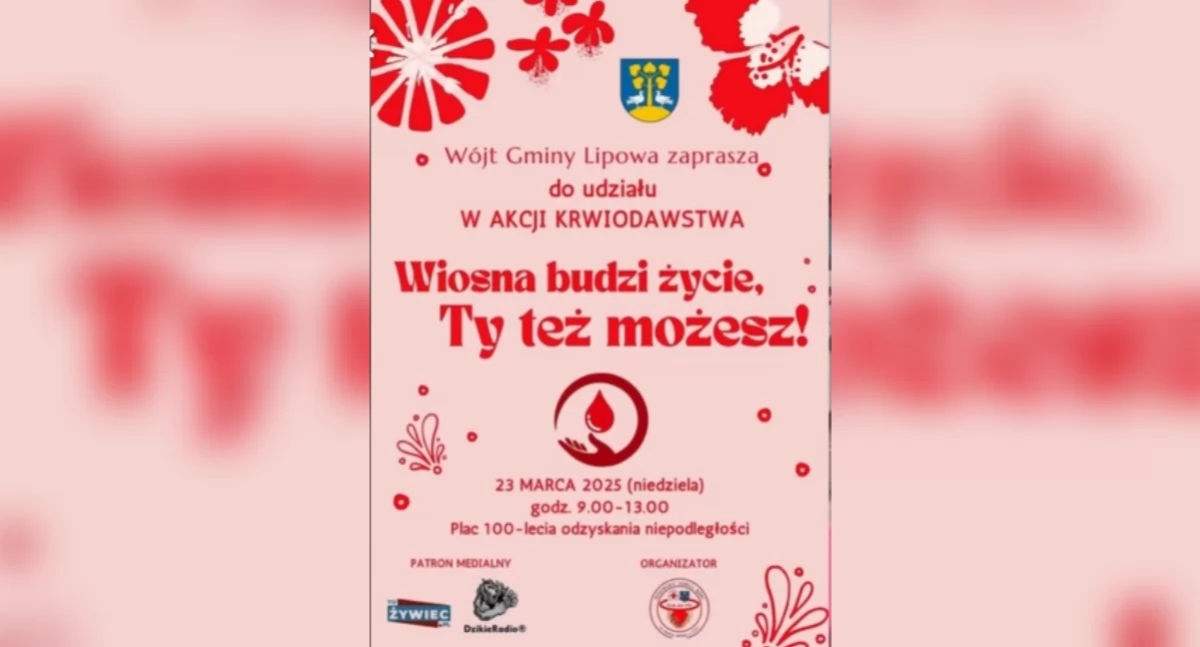 Wiosna budzi życie – Ty też możesz! Oddaj krew i pomóż potrzebującym!