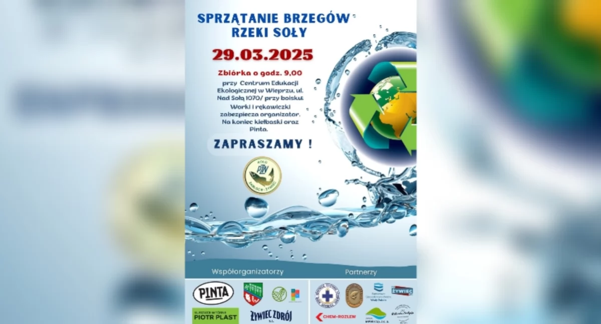 Sprzątanie brzegów rzeki Soły – dołącz do akcji!