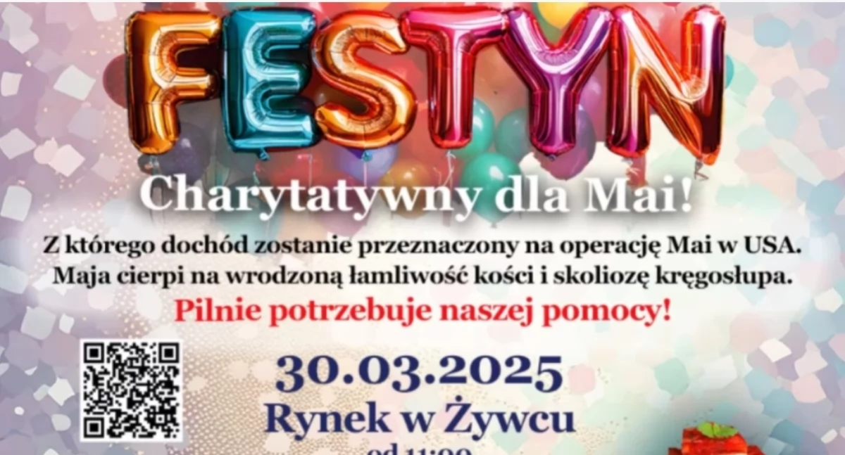 Festyn Charytatywny dla Mai – razem możemy więcej!